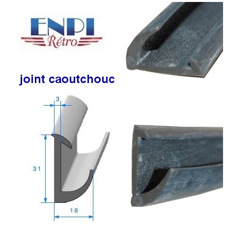 TIDO - Joints de porte, joints de coffre, Durites, Joints d