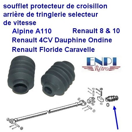 Soufflet Tringlerie de boite a vitesse Origine Renault