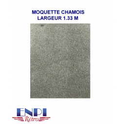 MOQUETTE CHAMOIS  en 1.33 m de large