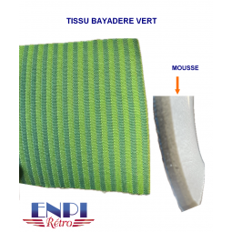 Tissu Bayadère VERT