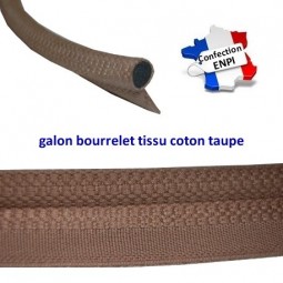 GALON BOURRELET TAUPE