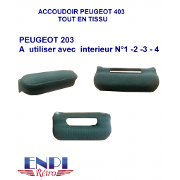 ACCOUDOIR 203-403 tout  tissu